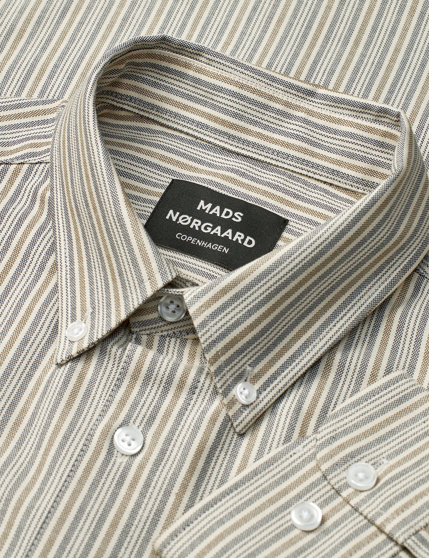 Cotton Oxford Sune Stripe Shirt