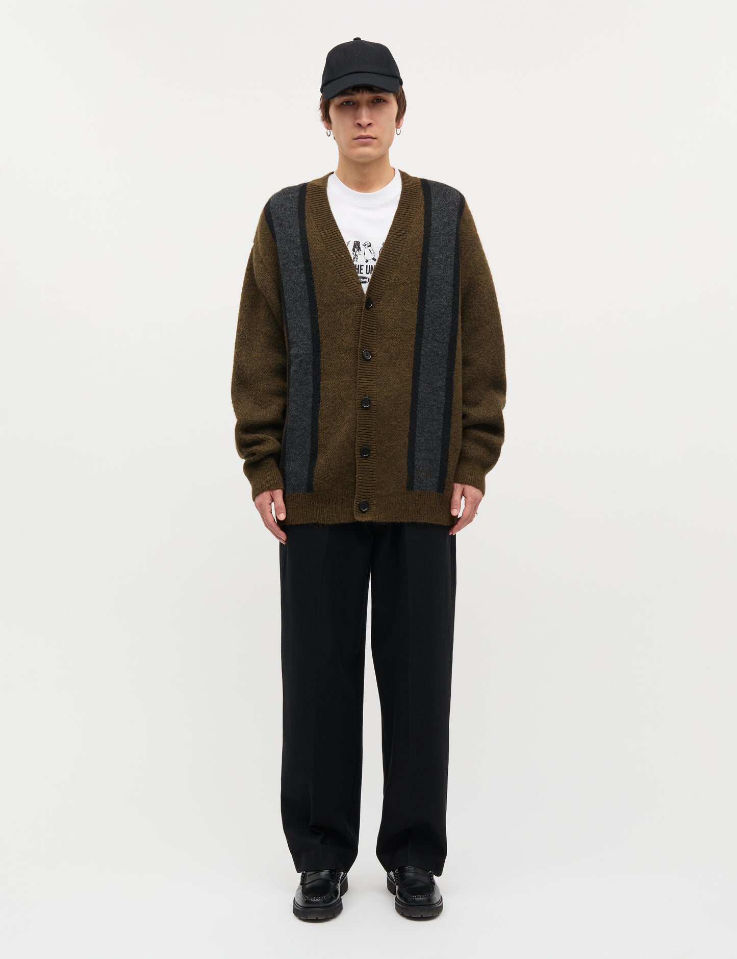 Comfy Wool Vilhelm Stripe Cardigan Knit