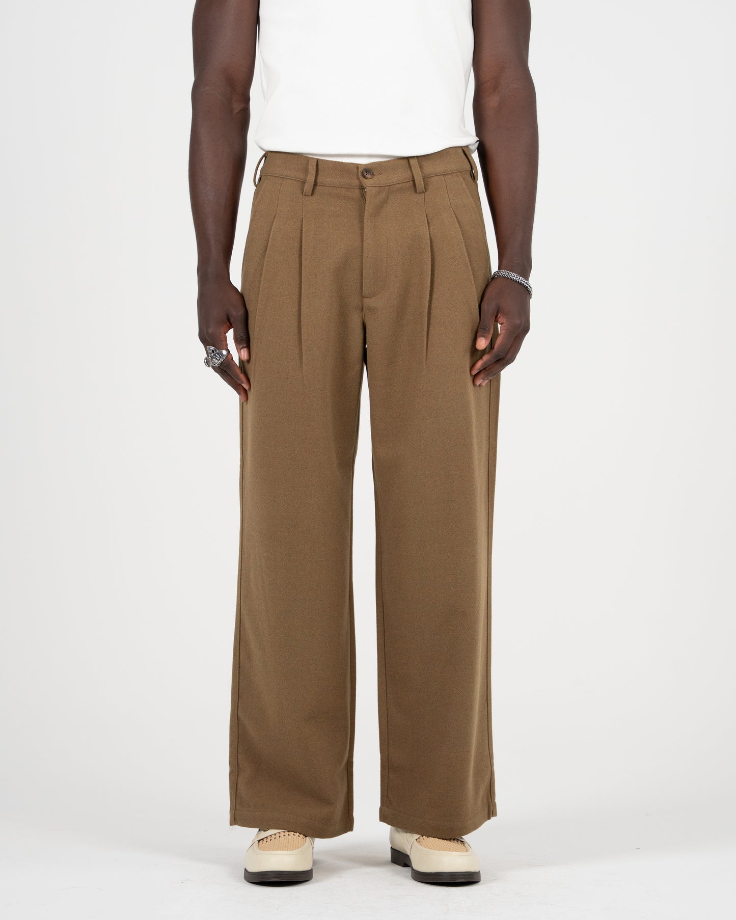 Double Pleated Club Pants
