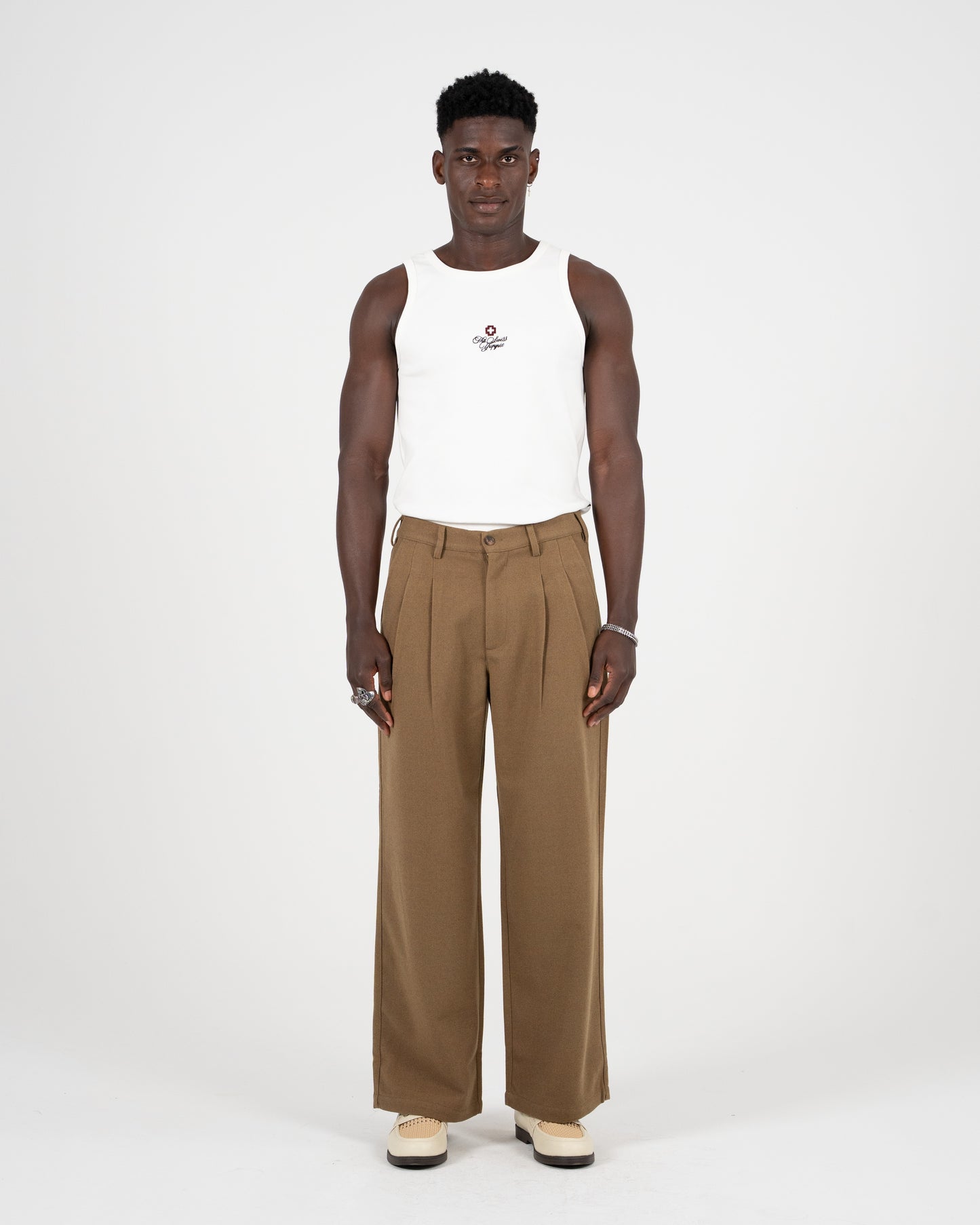 Double Pleated Club Pants