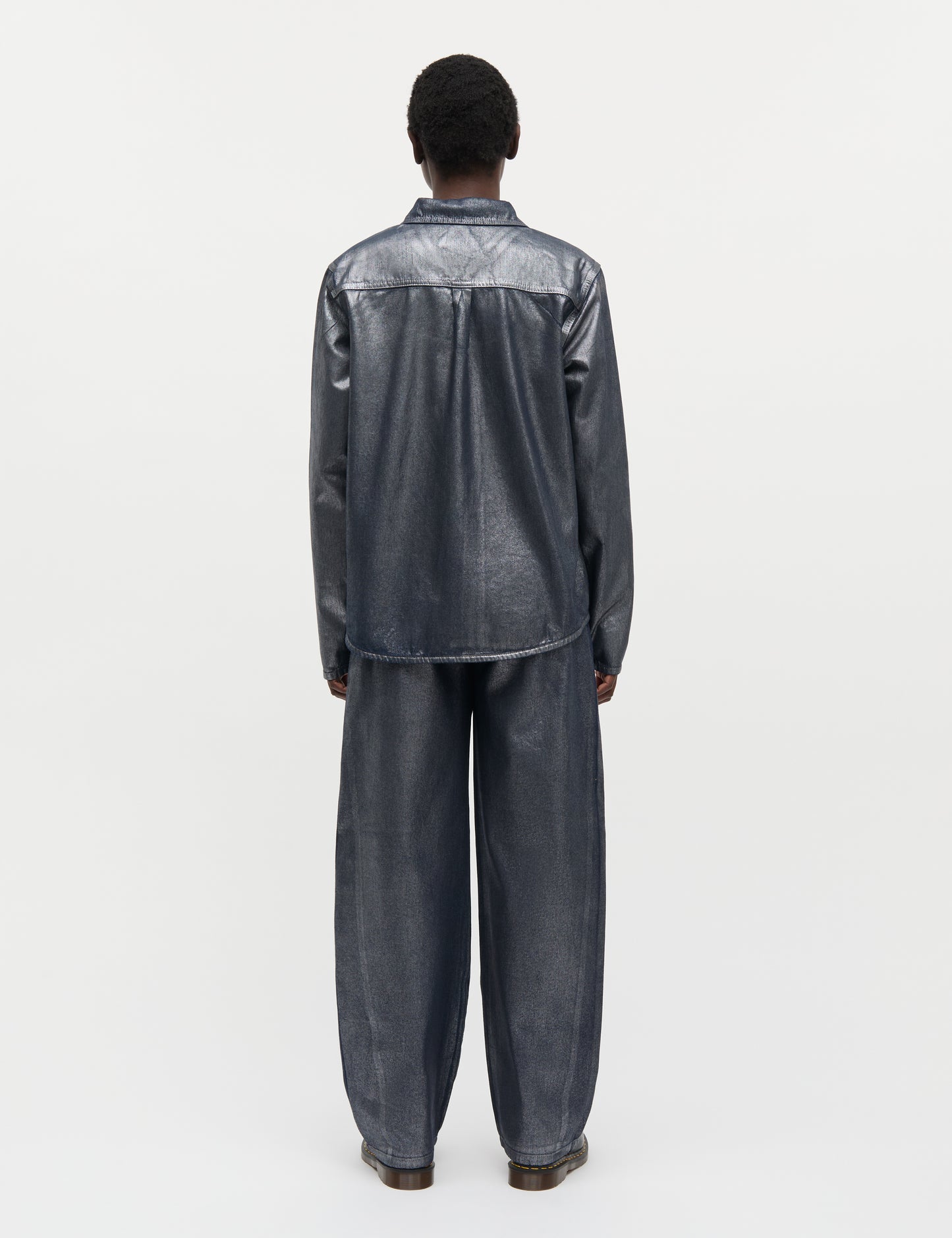 Metallic Denim Calva Shirt
