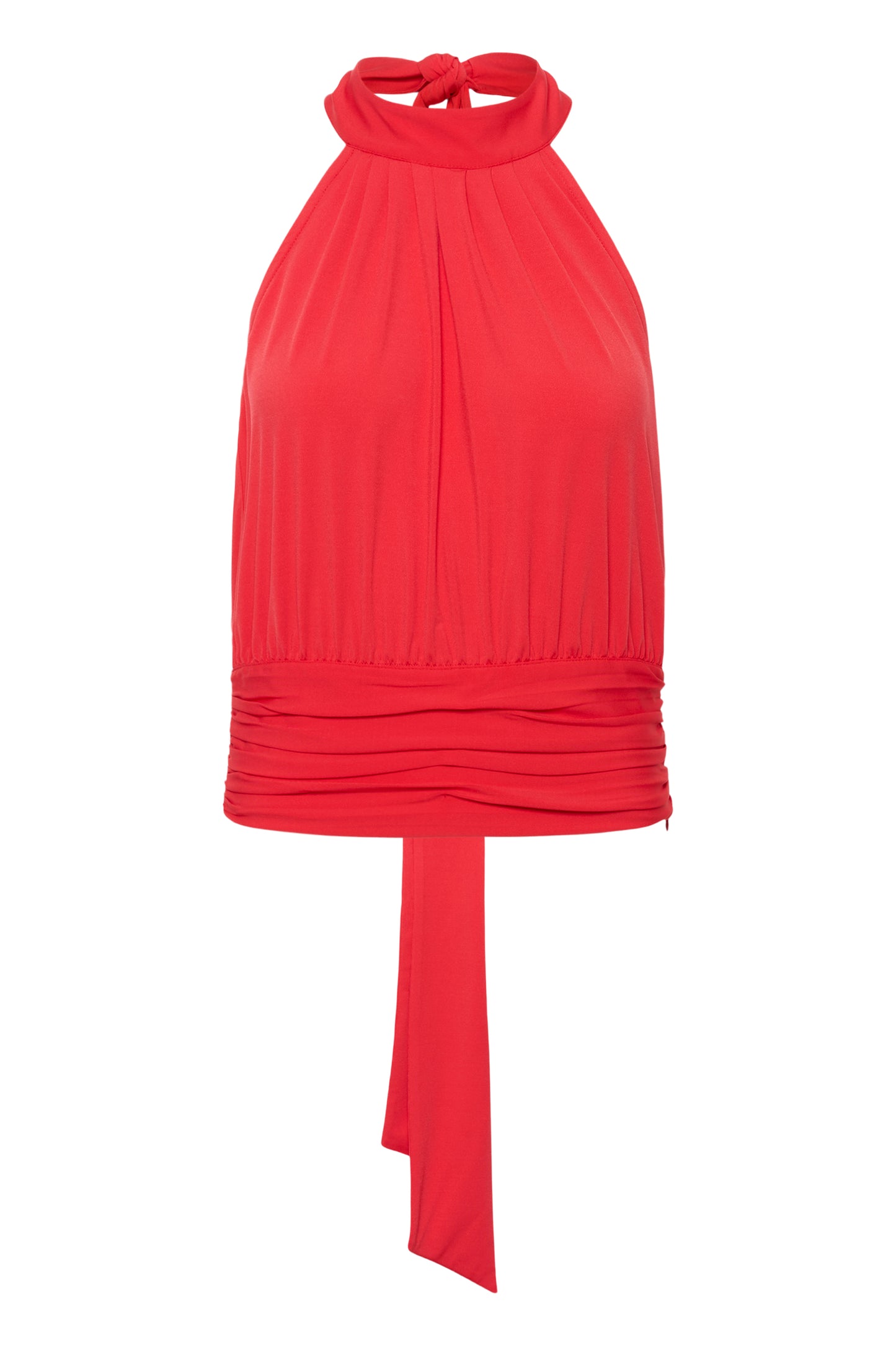 Gestuz Kadie Halterneck Top mit Drapierung