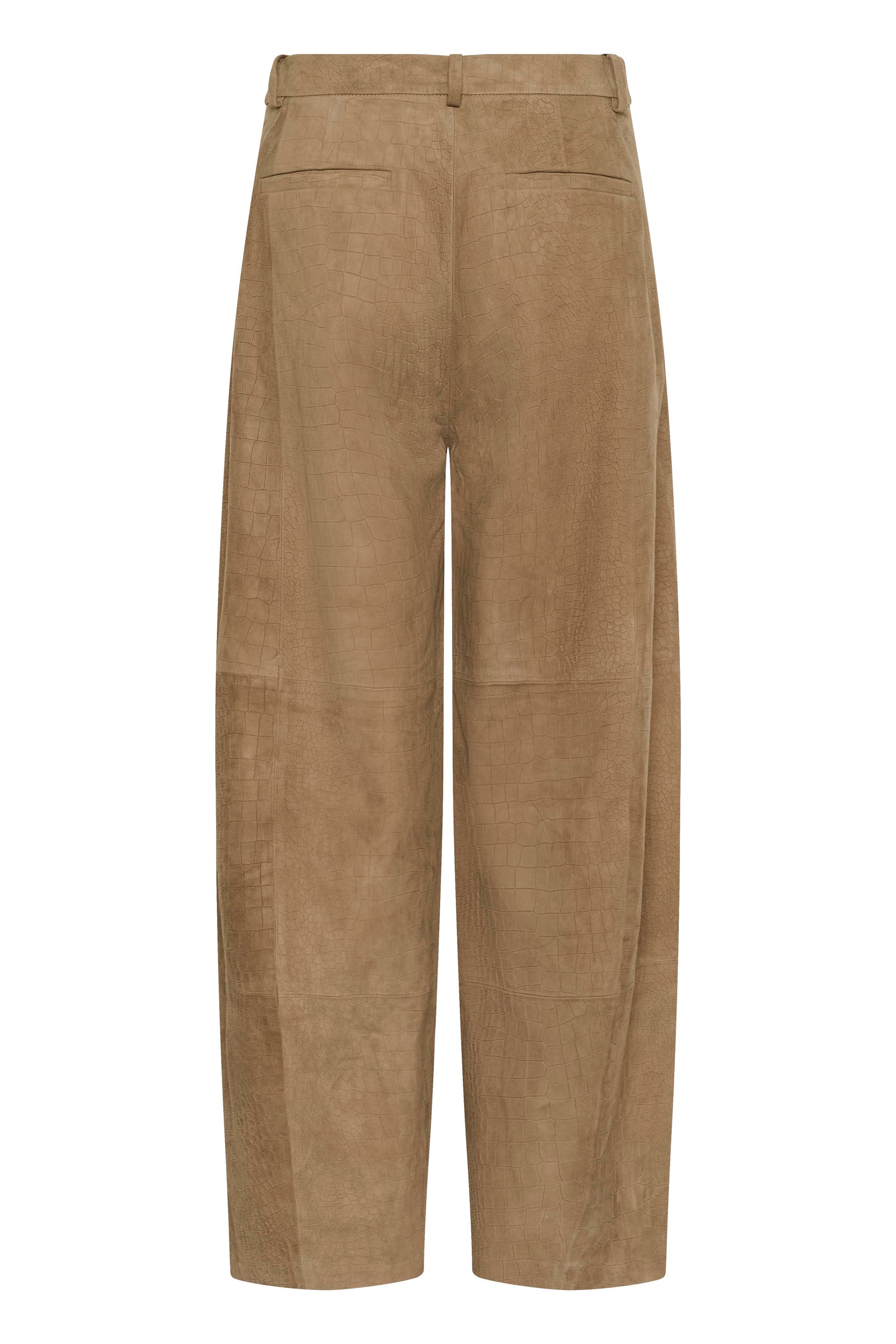 Hose aus Ziegenwildleder Estelle