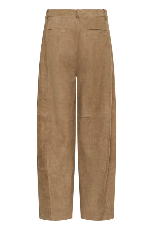 Hose aus Ziegenwildleder Estelle