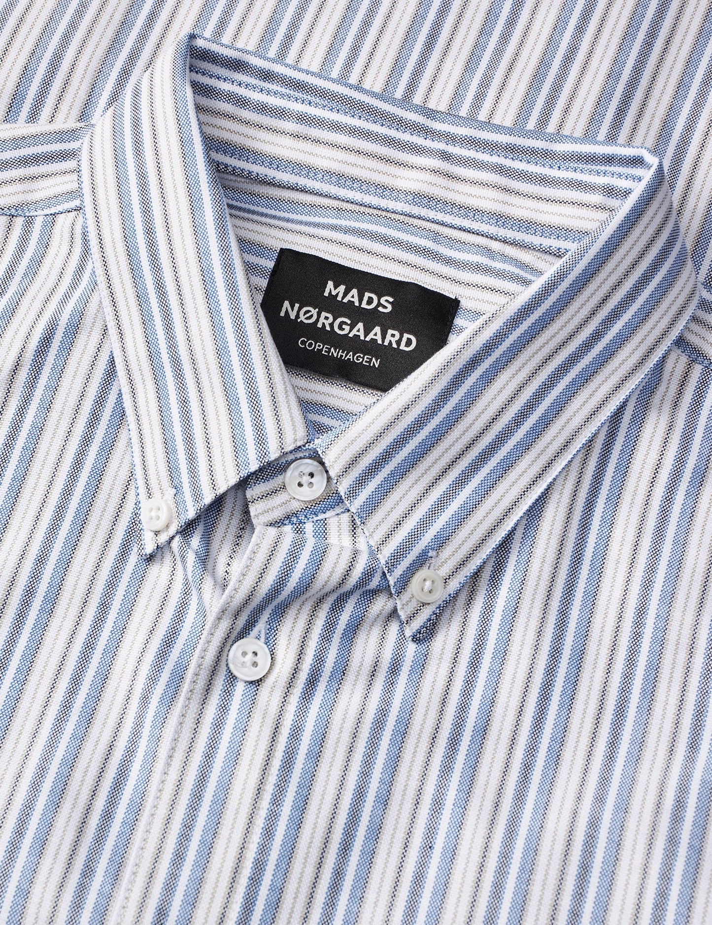 Cotton Oxford Sune Stripe Shirt