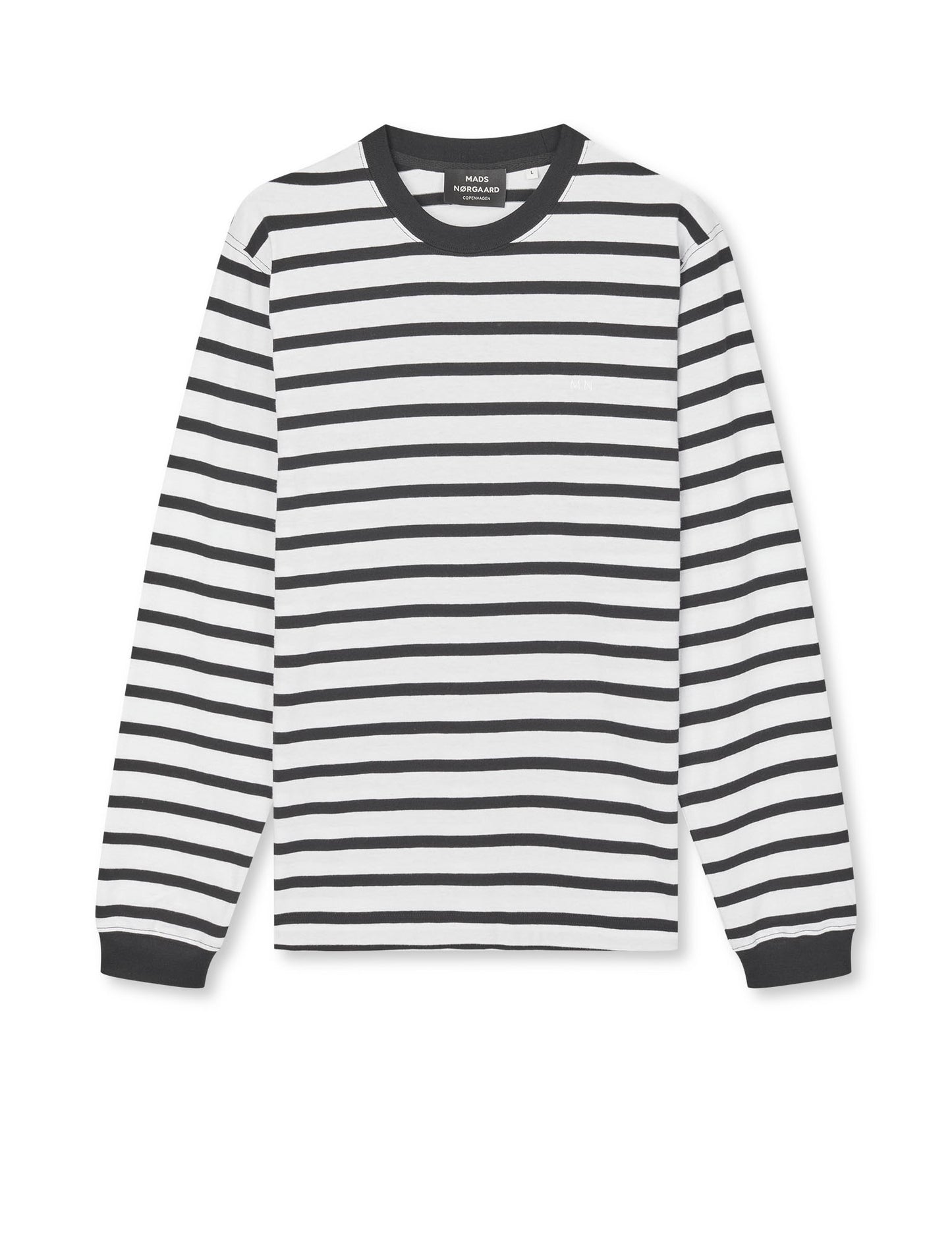 Mads Nørgaard Cotton Jersey Stripe Frode Tee LS