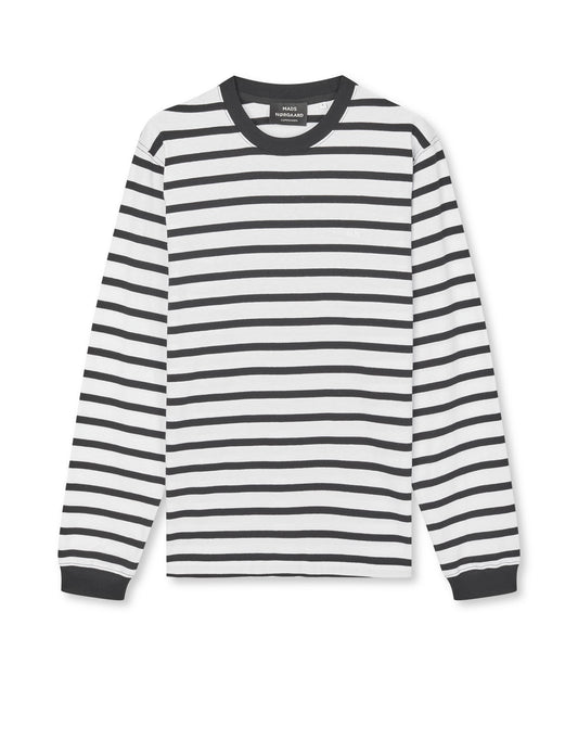 Mads Nørgaard Cotton Jersey Stripe Frode Tee LS