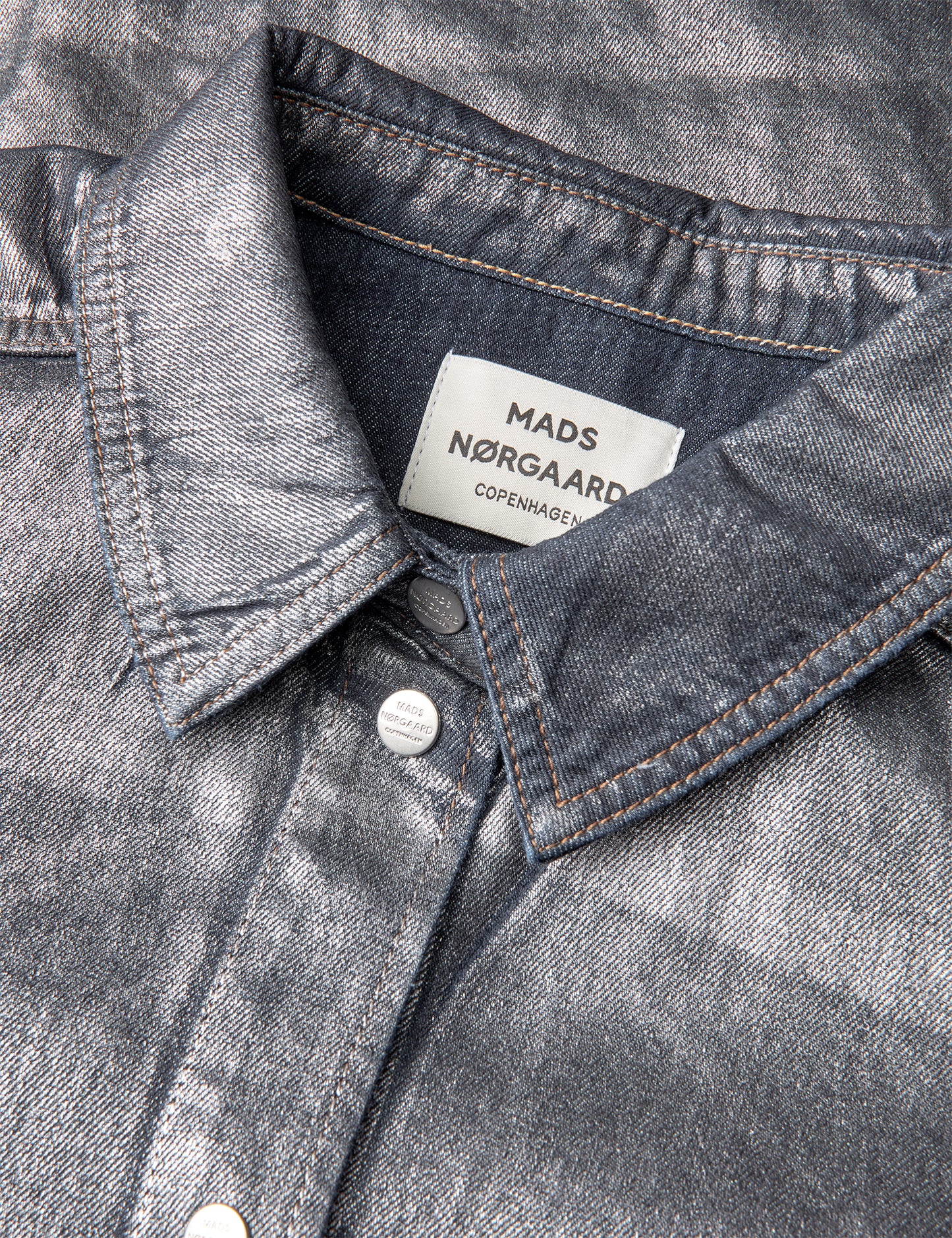 Metallic Denim Calva Shirt