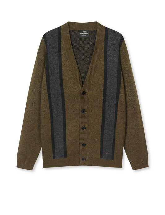 Comfy Wool Vilhelm Stripe Cardigan Knit