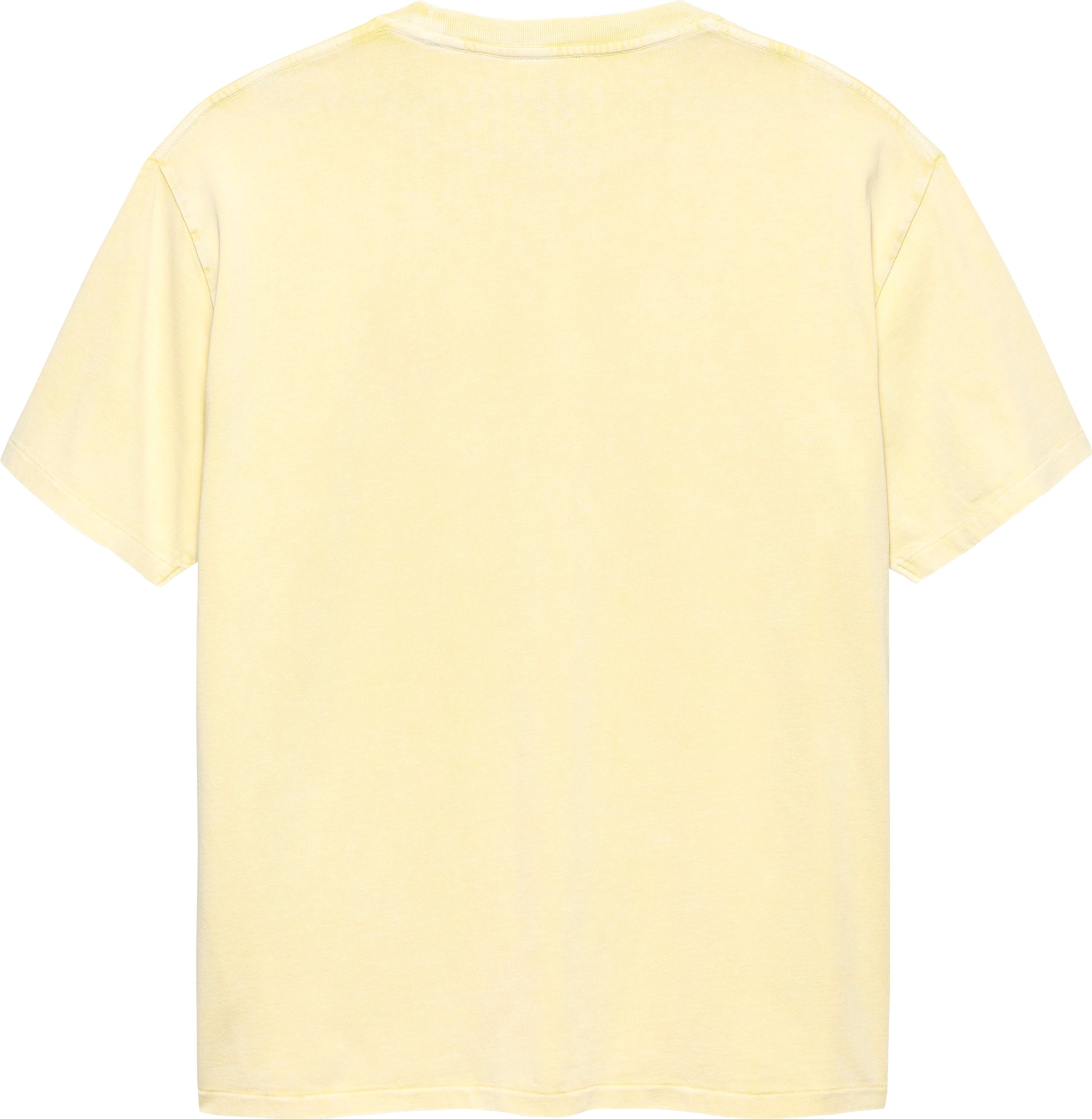 Heavy Jersey Baumwollqualität des New Amsterdam Chop Tee in Butter Yellow