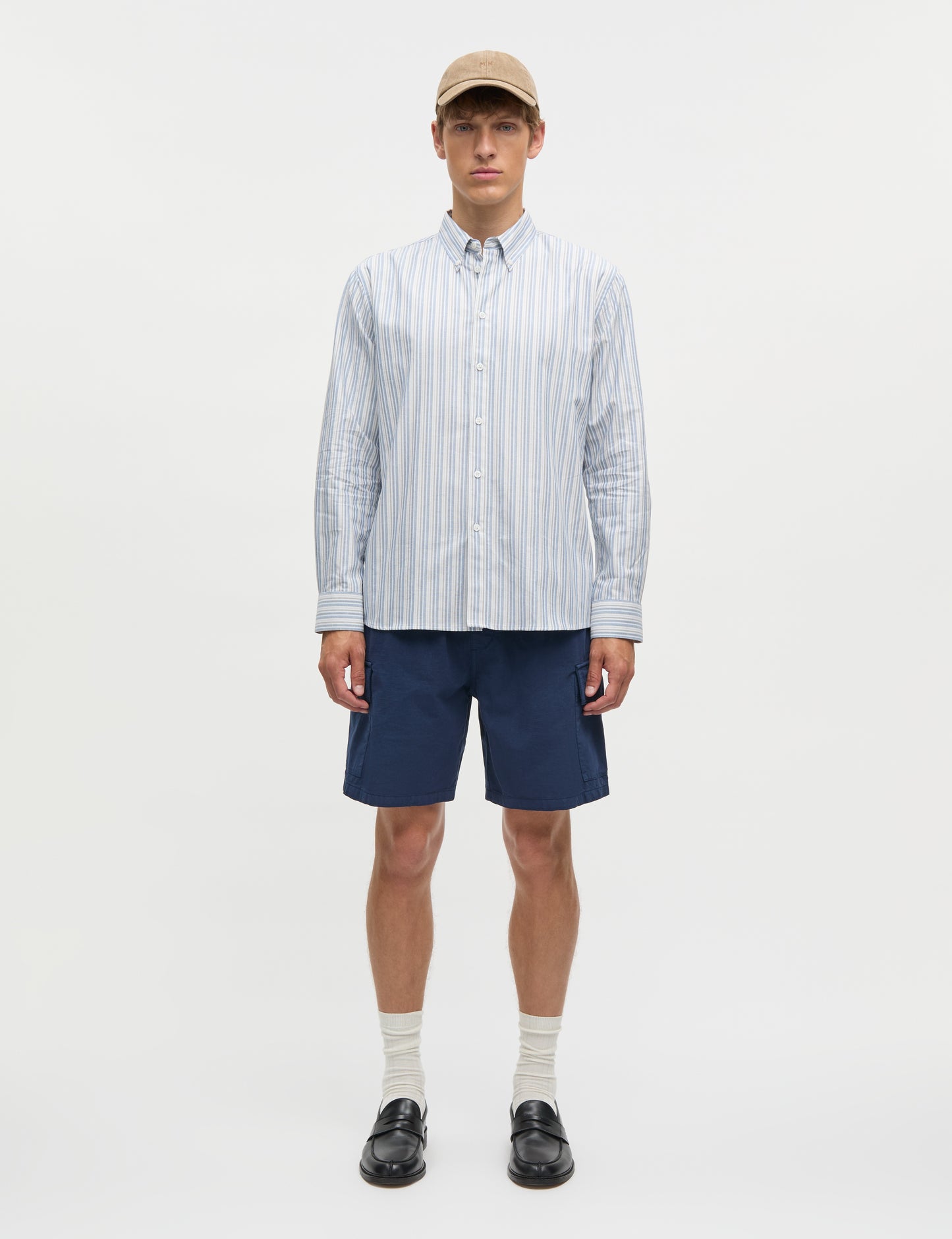 Cotton Oxford Sune Stripe Shirt
