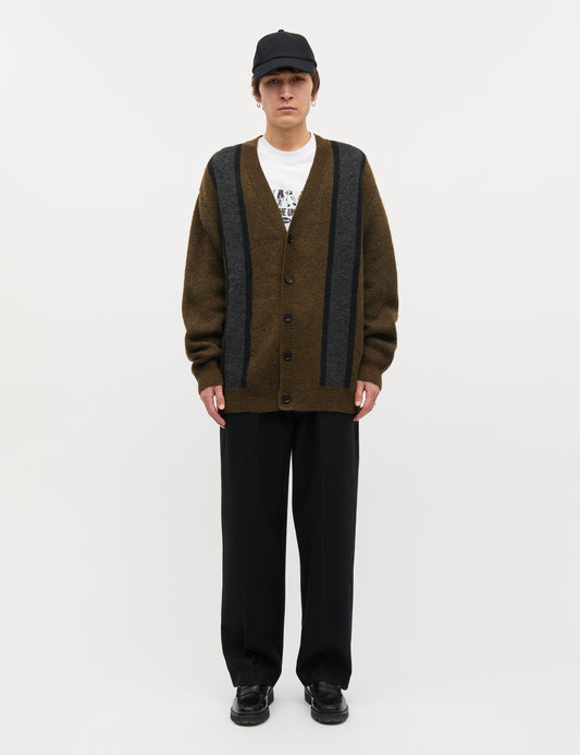 Comfy Wool Vilhelm Stripe Cardigan Knit