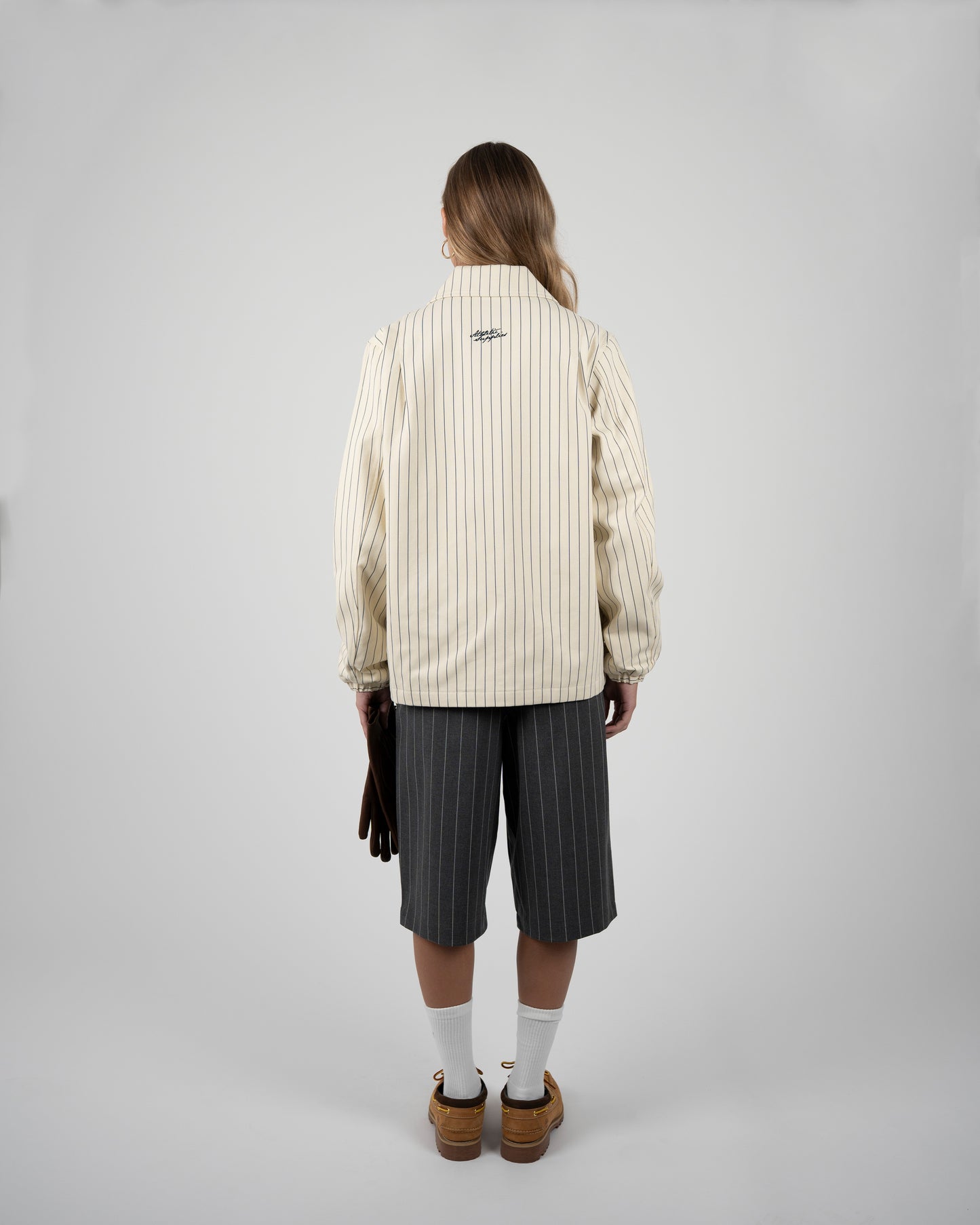 Prohibited Belmont Jacket Pinstripe – Damen Rückenansicht