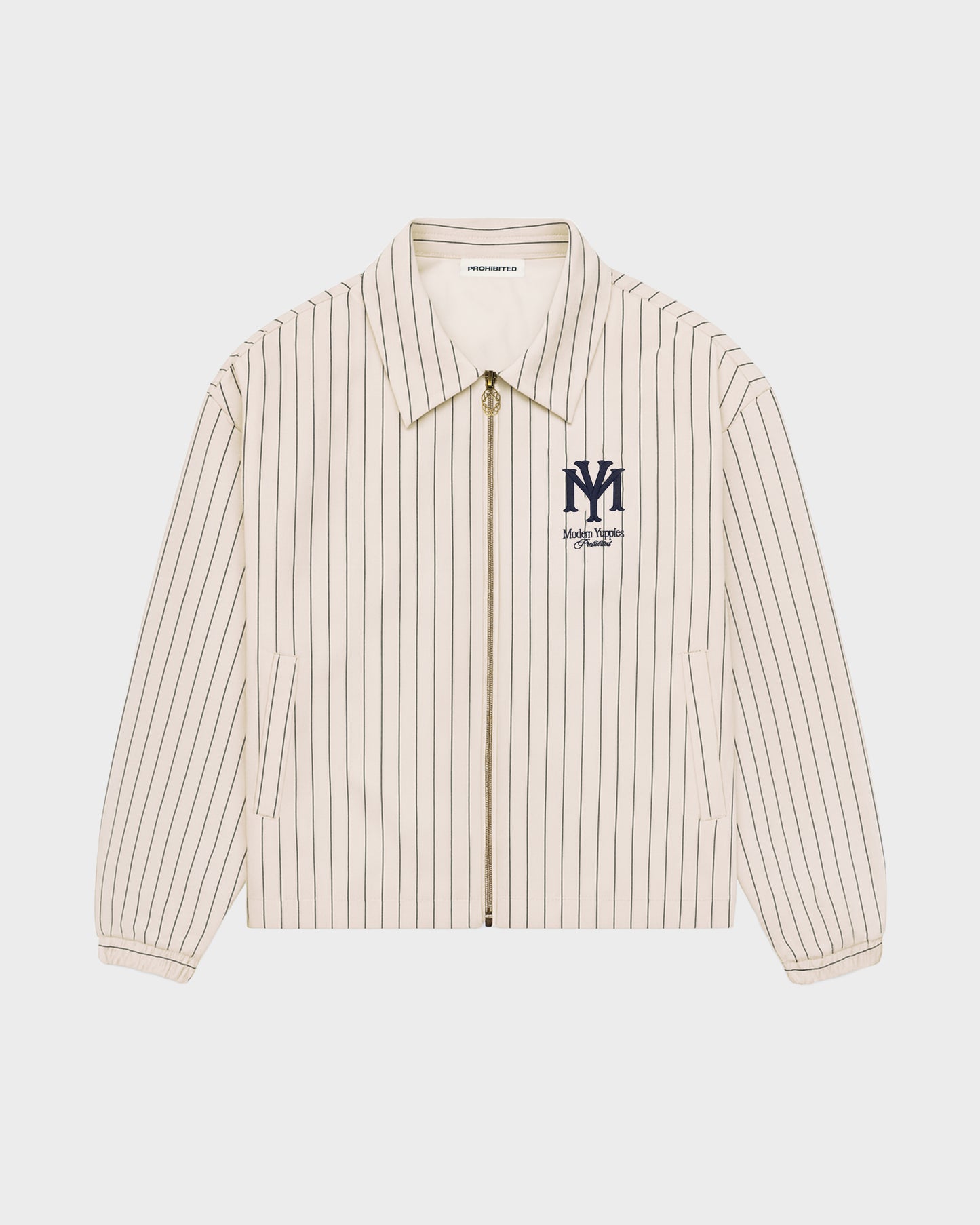 Prohibited Belmont Jacket Pinstripe – Produktansicht Freisteller Creme