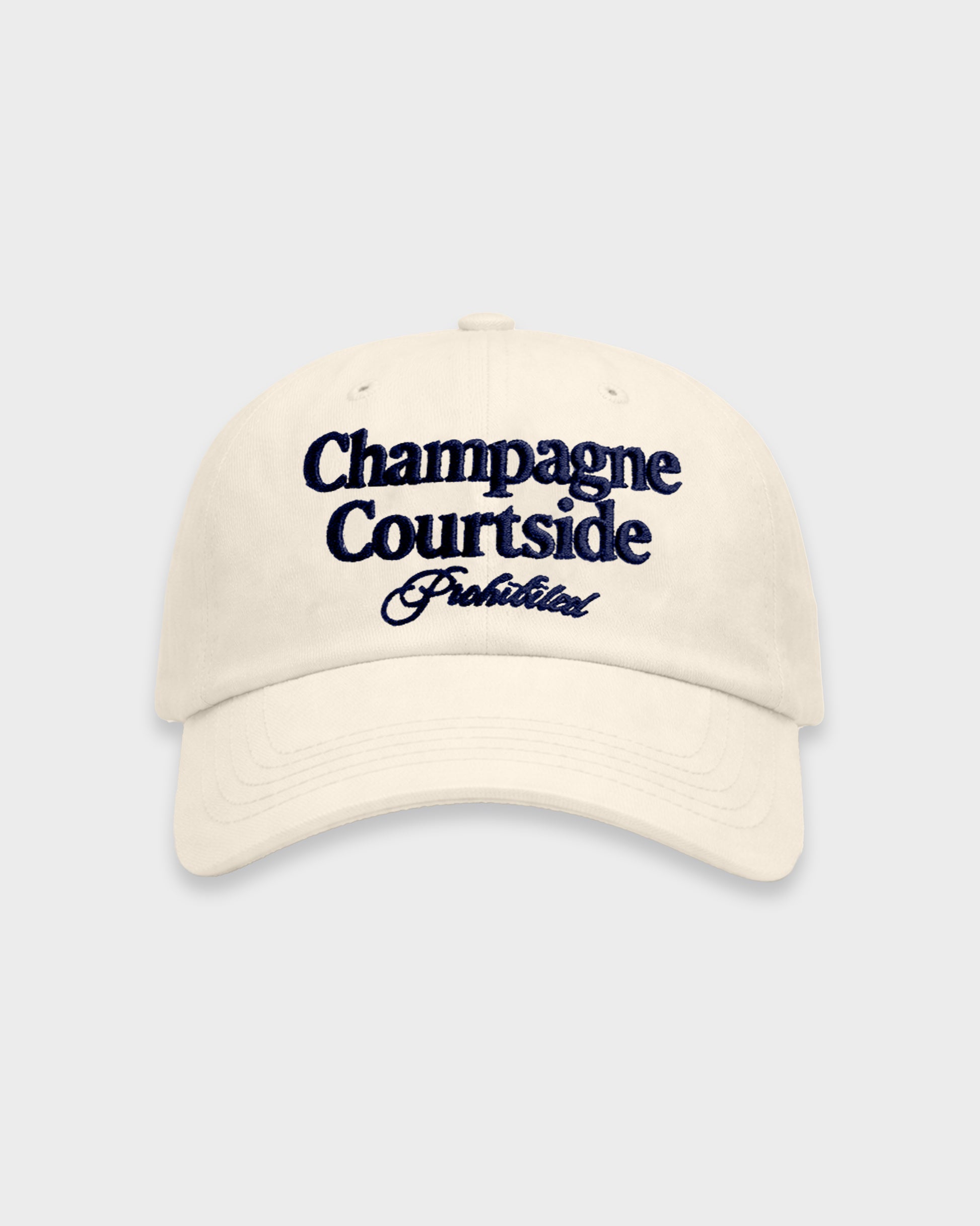 Prohibited Champagne Courtside Cap – Produktansicht Freisteller Creme
