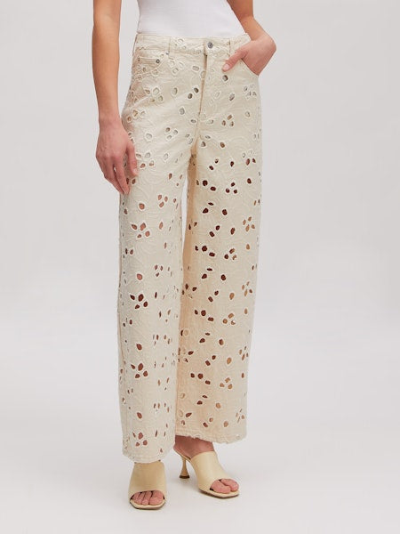 Strukturierte Denim Jeans Tabea