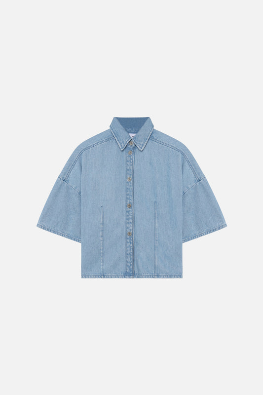 Kurzarm Denim Shirt Kali von Won Hundred