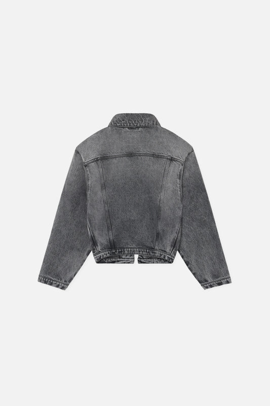 Won Hundred Kaia Denim Jacket im Light Grey Wash