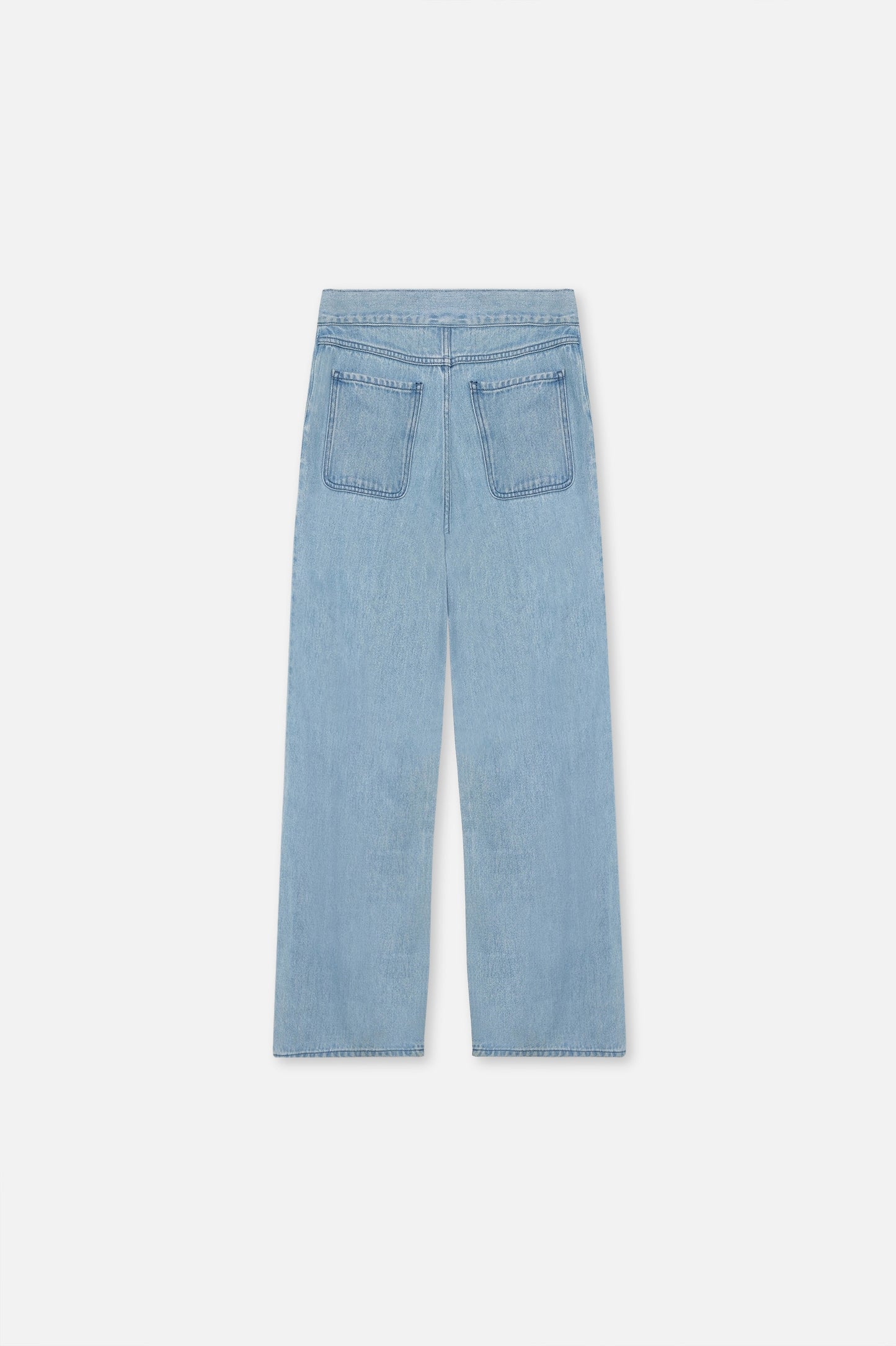 Hintere Ansicht der Lulu Straight Fit Jeans
