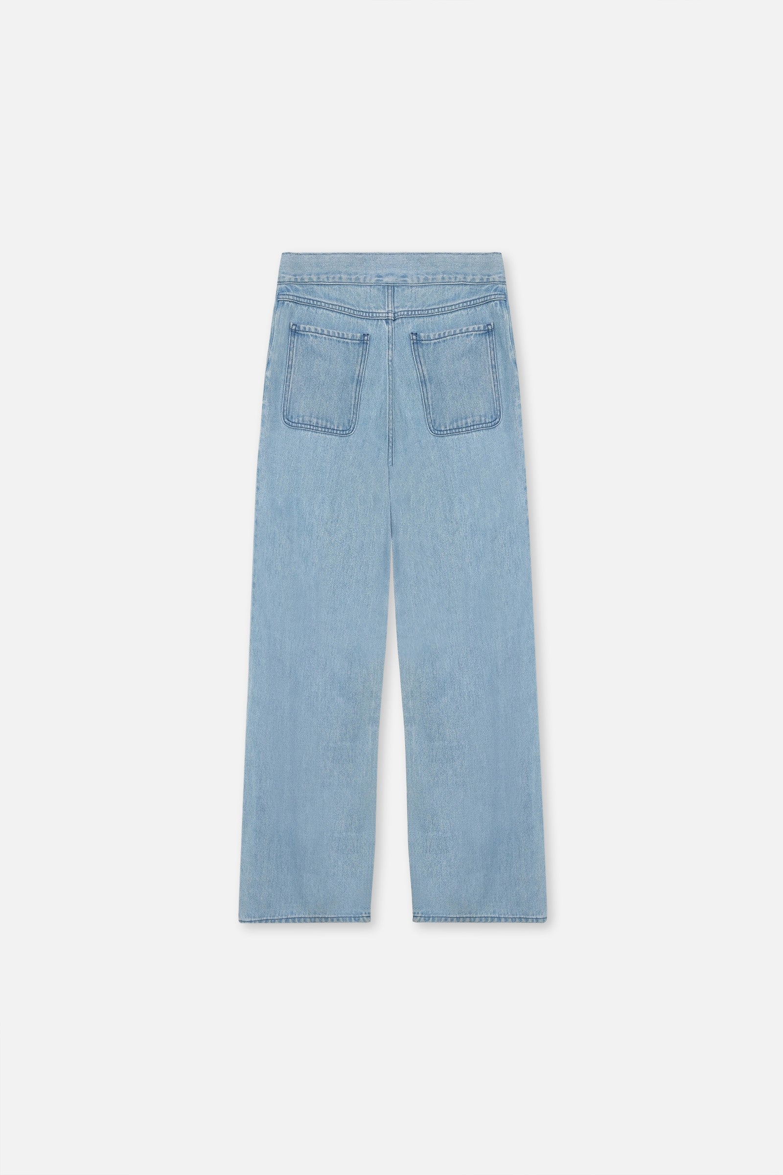 Hintere Ansicht der Lulu Straight Fit Jeans