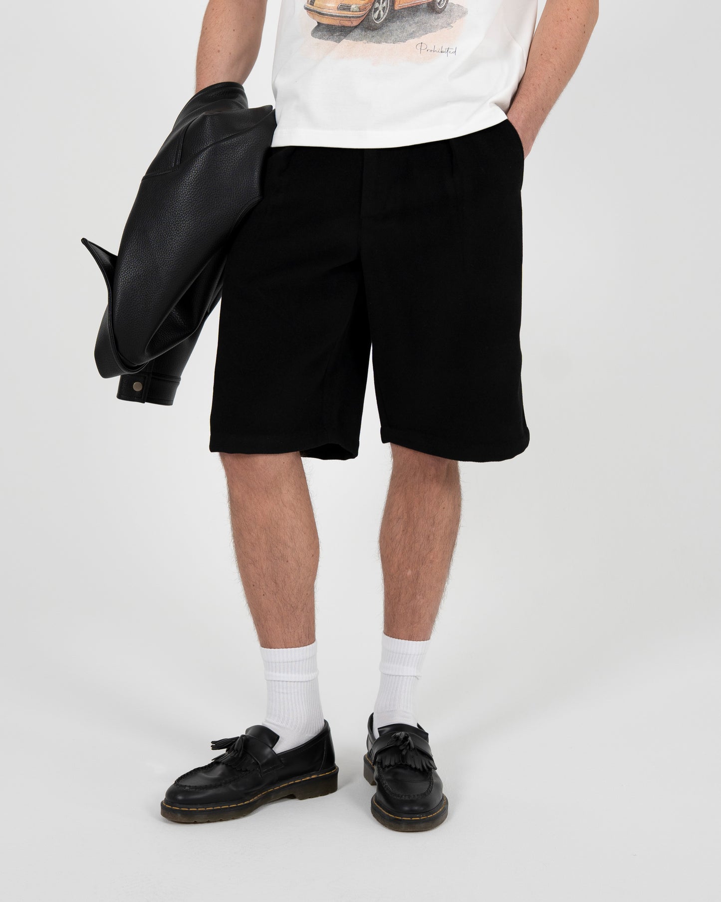 Podium Double Pleated Shorts