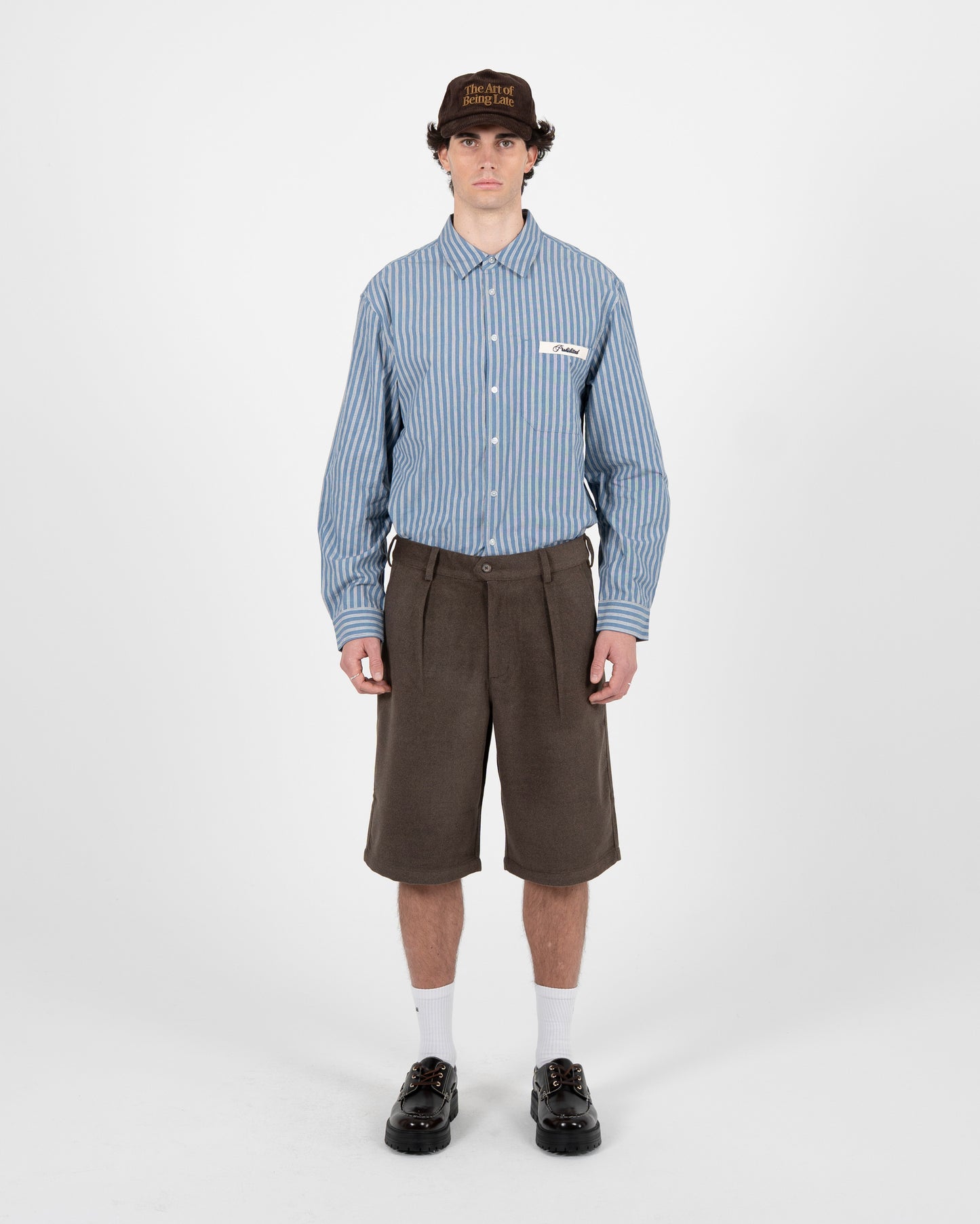 Podium Double Pleated Shorts