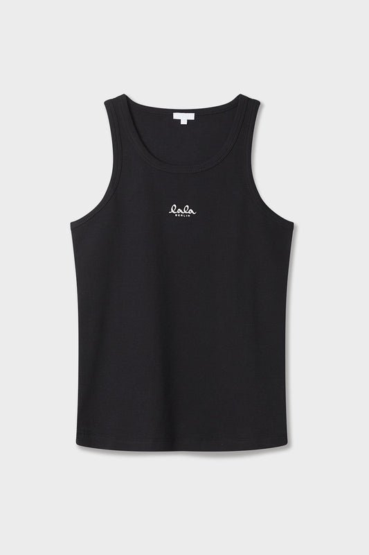 Lala Berlin Tanktop Teo Rib Black